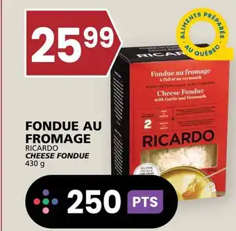 Rachelle-Bery Grocery RICARDO CHEESE FONDUE offer