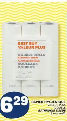 Marché Bonichoix VALEUR PLUS DOUBLE BATHROOM TISSUE offer