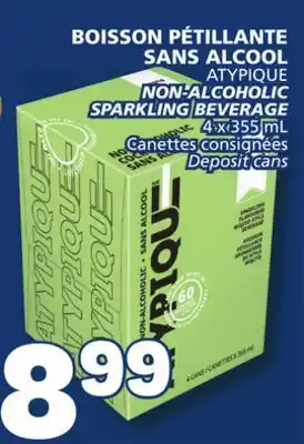 Marché Bonichoix ATYPIQUE NON-ALCOHOLIC SPARKLING BEVERAGE offer