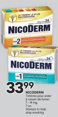 Brunet NICODERM Timbres pour aider à cesser de fumer 7 - 14 mg offer