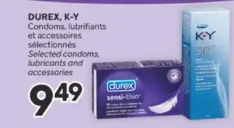 Brunet DUREX, K-Y Condoms, lubrifiants et accessoires sélectionnés offer