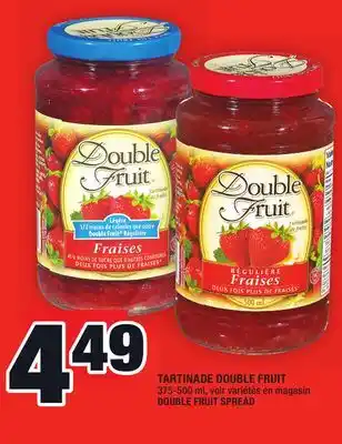 Super C TARTINADE DOUBLE FRUIT | DOUBLE FRUIT SPREAD offer