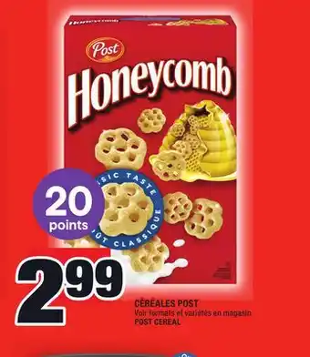 Super C CÉRÉALES POST | POST CEREAL offer