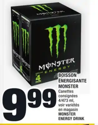 Super C BOISSON ÉNERGISANTE MONSTER | MONSTER ENERGY DRINK offer