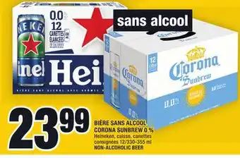 Super C BIÈRE SANS ALCOOL CORONA SUNBREW 0% | NON-ALCOHOLIC BEER offer