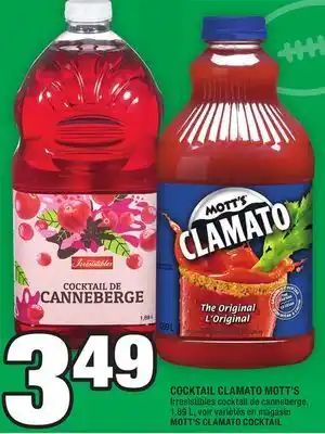 Super C COCKTAIL CLAMATO MOTT'S | MOTT'S CLAMATO COCKTAIL offer