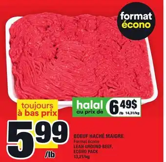 Super C BOEUF HACHÉ MAIGRE | LEAN GROUND BEEF offer