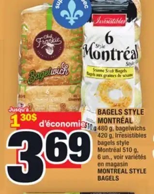 Super C BAGELS STYLE MONTRÉAL | MONTREAL STYLE BAGELS offer