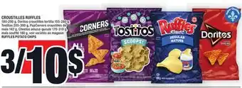 Super C CROUSTILLES RUFFLES | RUFFLES POTATO CHIPS offer