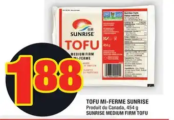 Super C TOFU MI-FERME SUNRISE | SUNRISE MEDIUM FIRM TOFU offer