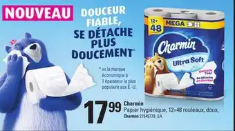 Provigo CHARMIN PAPIER HYGIÉNIQUE, 12=48 rouleaux, doux offer