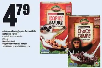 Provigo CÉRÉALES BIOLOGIQUES ENVIROKIDZ NATURE'S PATH, 284 g offer