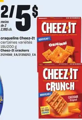 Provigo CRAQUELINS CHEEZ-IT, 191/200 g offer