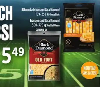 Provigo BÂTONNETS DE FROMAGE BLACK DIAMOND, 189-252 G offer