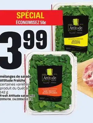 Provigo MÉLANGES DE SALADE ATTITUDE FRAÎCHE, 142 g offer