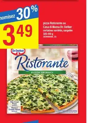 Maxi pizza Ristorante ou Casa di Mama Dr. Oetker 320-410 g offer