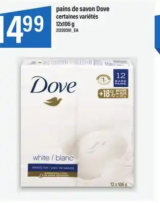 Maxi pains de savon Dove offer