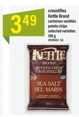 Maxi CROUSTILLES KETTLE BRAND, 198 G offer