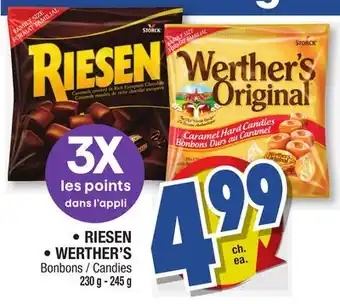 Jean Coutu RIESEN, WERTHER'S Candies offer