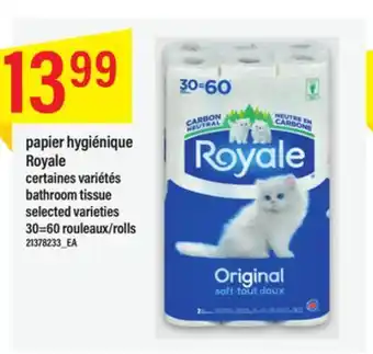 Maxi papier hygiénique Royale offer