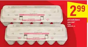 Maxi GROS ŒUFS BLANCS SANS NOM offer