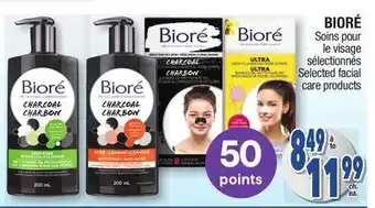 Jean Coutu BIORÉ Selected facial care products offer
