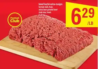 Maxi bœuf haché extra-maigre format club, frais offer