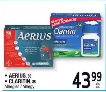 Jean Coutu AERIUS | CLARITIN Allergy offer