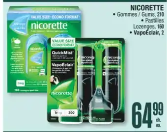 Jean Coutu NICORETTE offer