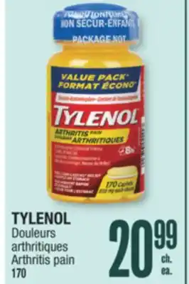 Jean Coutu TYLENOL Arthritis pain offer
