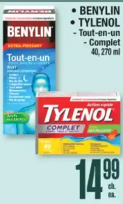 Jean Coutu BENYLIN, TYLENOL Selected Products offer