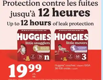 Jean Coutu Huggies Diapers offer