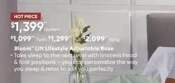 Dormez Vous Bloom Lift Lifestyle Adjustable Base offer