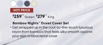 Bamboo Nights Duvet Cover Set