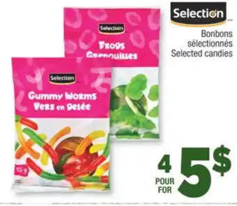Jean Coutu SELECTION Selected candies offer