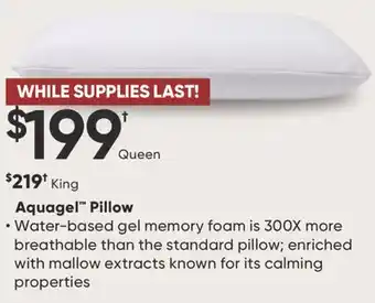 Dormez Vous Aquagel Pillow offer