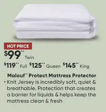 Dormez Vous Malouf Protect Mattress Protector offer