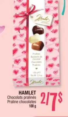Jean Coutu HAMLET Praline chocolates offer