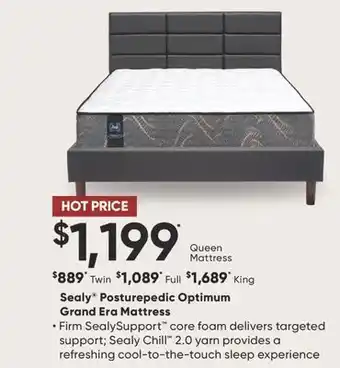 Dormez Vous Sealy Posturepedic Optimum Grand Era Mattress offer
