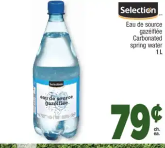 Jean Coutu SELECTION Carbonated spring water offer