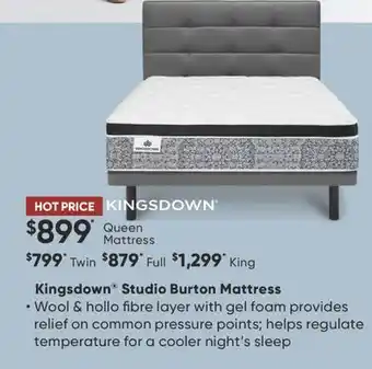Dormez Vous Kingsdown Studio Burton Mattress offer