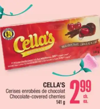 Jean Coutu CELLA'S Chocolate-covered cherries offer