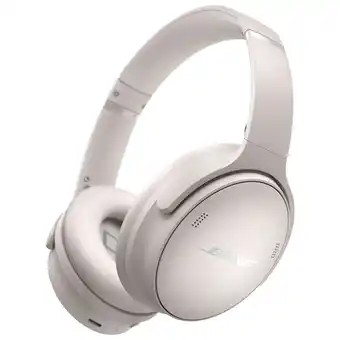 Best Buy Bose QuietComfort Over-Ear Noise Cancelling Bluetooth Headphones - White Smoke offer
