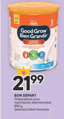 Brunet BON DÉPART Préparations pour nourrissons sélectionnées offer