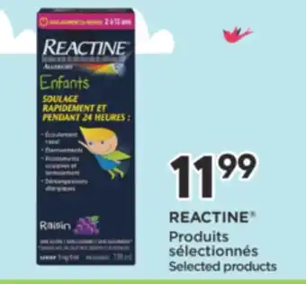Brunet REACTINE Produits sélectionnés offer