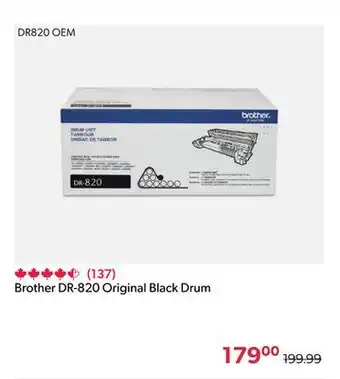 Shopper+ Brother DR-820 Original Black Drum offer