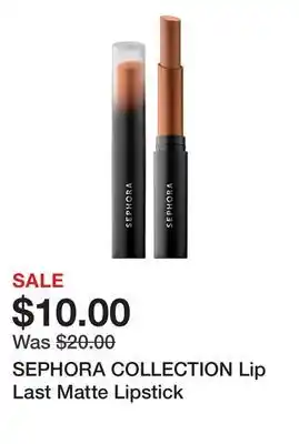 Sephora SEPHORA COLLECTION Lip Last Matte Lipstick offer