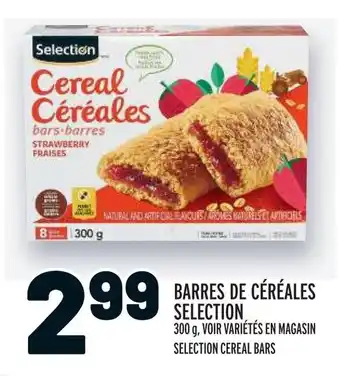 Metro SELECTION CEREAL BARS offer