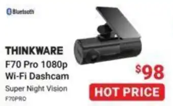 Visions Electronics THINKWARE F70 Pro 1080p Wi-Fi Dashcam offer