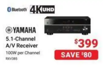 Visions Electronics YAMAHA 5.1-Channel A/V Receiver offer